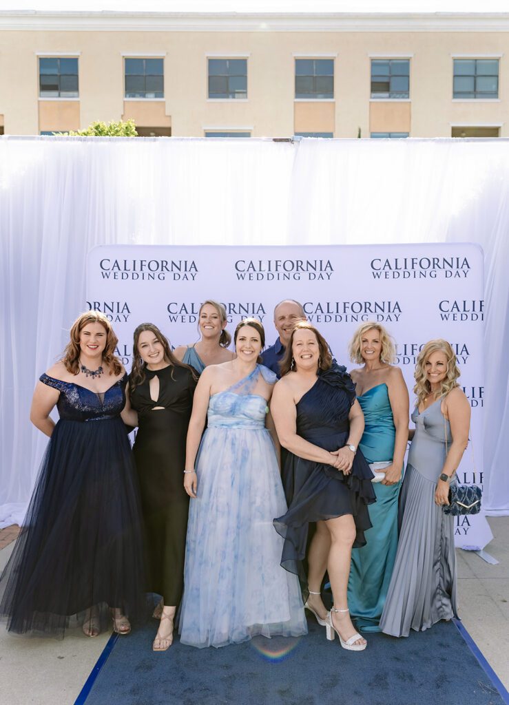 Wedding industry professionals at California Wedding Day Best of Awards Gala with 2026 finalist Rachell Rae Designs.
